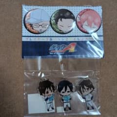 Ace of Diamond can badge アクリルキーホルダー set