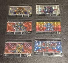 最安値スタート！SDガンダム カードダス キラ6枚セット SDガンダム外伝