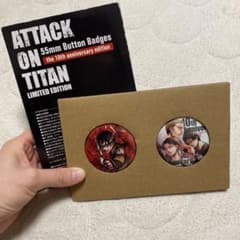 進撃の巨人 10周年記念 缶バッジセット - メルカリ