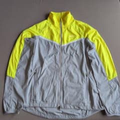 お散歩にも☆【NIKE】Мサイズウィンドブレーカー イエロー グレーのサムネイル