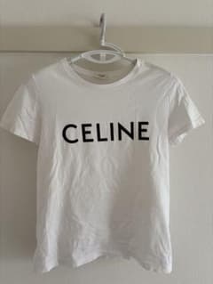 CELINE ロゴ Tシャツ ホワイト　セリーヌのサムネイル