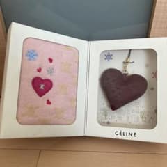 CÉLINE ハート ハンカチ チャーム ストラップ - メルカリ