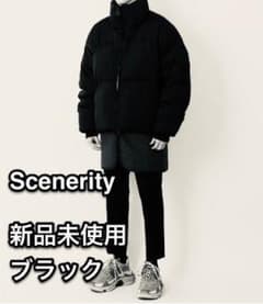 ダウンジャケット　韓国　scenerity  ダウンジャケット　ブラックのサムネイル