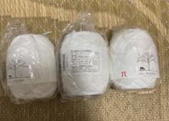 エコアンダリヤ　白（1/2玉）3個のサムネイル