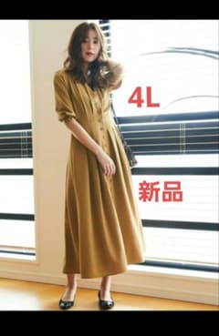 RUIRUE BOUTIQUE 2wayフロントボタンタックワンピースのサムネイル