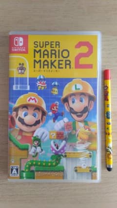 スーパーマリオメーカー2　SWITCH　ソフト　タッチペン付のサムネイル