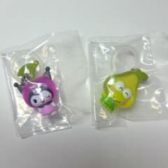 サンリオキャラクターズ くだものめじるしアクセサリー 2種セットのサムネイル