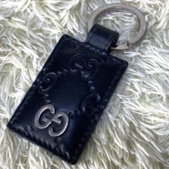 미품 GUCCI 구찌 키 홀더 GG 키 링 키 케이스 가죽