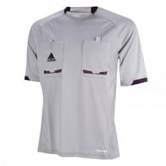 adidas 2012/2013 サッカー レフェリー シャツ 半袖 グレーのサムネイル