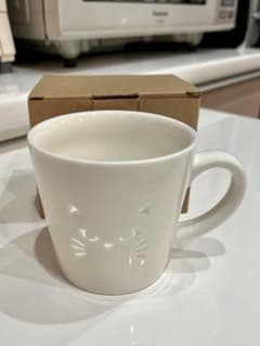 透かしマグカップ　ネコのサムネイル