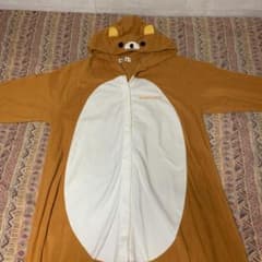 Rilakkuma 着ぐるみ フリース パジャマ 大人サイズのサムネイル