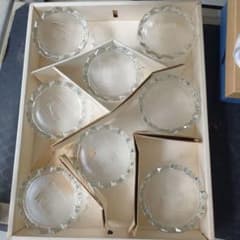 値下げ‼️コカコーラ ガラス 皿 8客セット 小鉢 レトロ お洒落のサムネイル