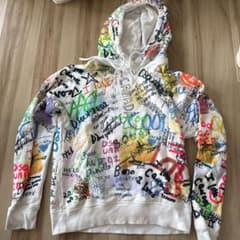 DSQUARED2 グラフィティパーカー XS ディースクエアード - メルカリ