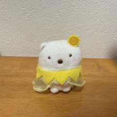 すみっコぐらし しろくま ぬいぐるみ 花のサムネイル
