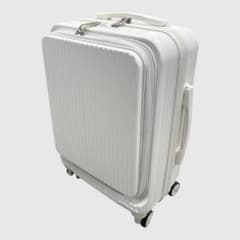 スーツケース キャリーケース ホワイト TSAロック 4輪 鍵付き - メルカリ