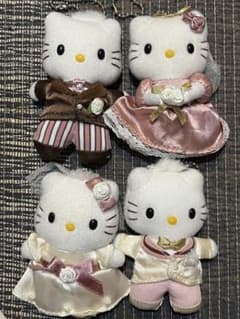 ハローキティ .ダニエルウェディングドールセット9㎝　2組 ハローキティ .ダニエルウェディングドールセット9㎝ 2組 - メルカリ