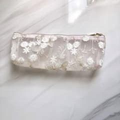 Francfranc チュールペンケース　ピンクのサムネイル