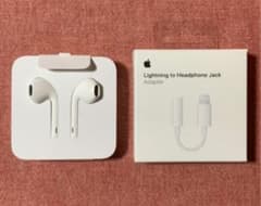 iPhoneX純正イヤホン変換アダプター付きのサムネイル