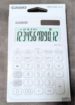 CASIO 電卓 MW-C20C-WE-N 12桁 美品のサムネイル