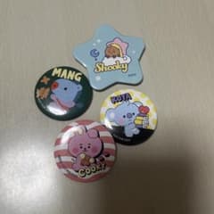 BT21 缶バッジ 4種セット