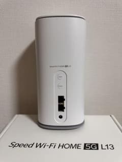 Speed Wi‑Fi HOME 5G L13 WiMAX ホームルーター - メルカリ