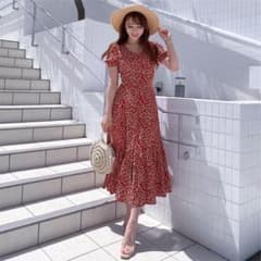 新品タグなし　rienda フロントボタンPattern OPのサムネイル