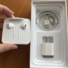 iPhone イヤホン&コード　プラグ　コンセント純正のサムネイル