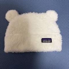 Patagonia パタゴニア クマ耳 ニット帽 ホワイトのサムネイル