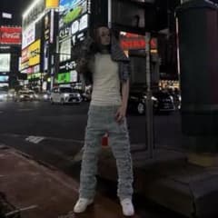 グアピ GUAPI マルチポケット スーパースタック デニム スタック 30