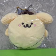 산리오 캐릭터즈 문구와 함께 Pom Pom Purin 마스코트