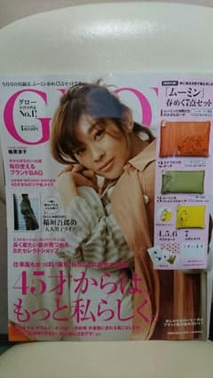 雑誌GLOW4月号 付録 ムーミン春の7セットのサムネイル
