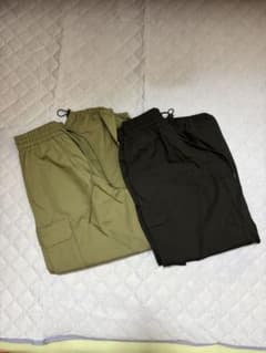 GU カーゴパンツ カーキ・ブラック Sサイズ2点セットのサムネイル