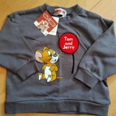 トムとジェリー トレーナー 90サイズ グレーのサムネイル