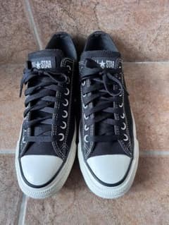 CONVERSE ALL STAR ブラック厚底スニーカーのサムネイル