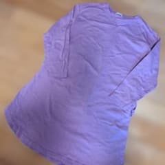 長袖ワンピース パープル 140cm