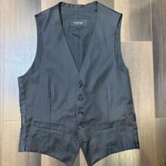 BURBERRY BLACK LABEL ベスト ストライプ Mのサムネイル
