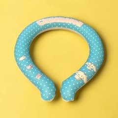 Cinnamoroll ネッククーラー 水色 ドット柄のサムネイル