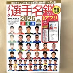 Jリーグ選手名鑑 2025 ハンディ版 - メルカリ