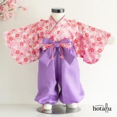 桜着物と袴パンツ(90サイズ )のサムネイル