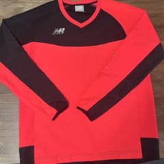 new balance 赤 長袖 サッカーウェア Lサイズ ◇New Balance XL ピステ サッカーウェア レッド/ブラック - メルカリ