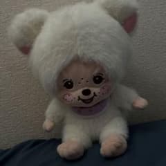 Monchhichi ぬいぐるみ ホワイトのサムネイル