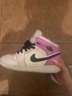 NIKE AIR JORDAN スニーカー ホワイトパープルのサムネイル