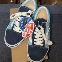 VANS Old Skool ネイビー/ライトブルーのサムネイル