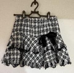 LIZLISA系 y2k 平成 ギャル チェックフリルミニスカート ミニスカ