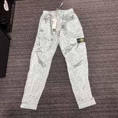 W30 STONE ISLAND ストーンアイランドナイロンパンツ アクアブルー 