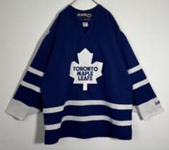 CCM NHL トロント・メープルリーフス 刺繍ロゴ カナダ製 ホッケー