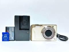 美品・返品保証】 カシオ CASIO EXILIM EX-H10 ゴールド - メルカリ
