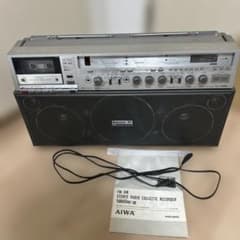 昭和レトロ】AIWA CS-J77MKⅡラジオ・ラジカセ 現状品 希少品 | Buyee