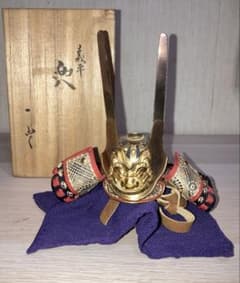 名工 甲冑師 加藤一冑 作 源 義平「獅子噛天突兜」 - メルカリ