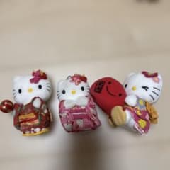 タグなしご当地ハローキティ ぬいぐるみ マスコット 3点セットのサムネイル